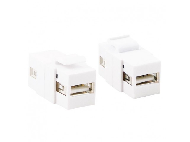 LogiLink NK0013 KEYSTONE MM COUPLER USB 2.0-A  FEMALE/USB 2.0-A FEMA