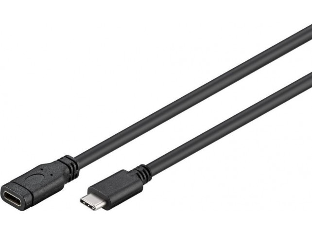 MicroConnect USB3.1CC05EX USB-C 3.2 Gen 1 Extension  Cable 0.5m