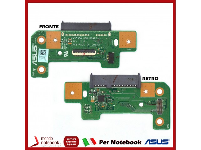 Board HDD Hard Disk Sata ASUS X555QG HDD BO./AS Rev. 2.0