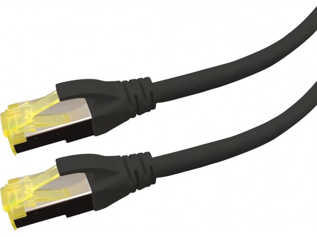 LOGON PREMIUM APR6A015BL PATCH CABLE CAT6A S/FTP  PREMIUM LSOH - 1.5M BLACK