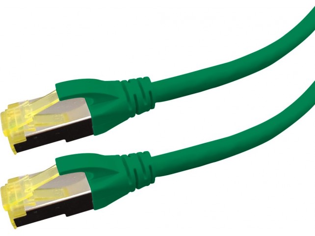 LOGON PREMIUM APR6A050G PATCH CABLE CAT6A S/FTP  PREMIUM LSOH - 5M GREEN
