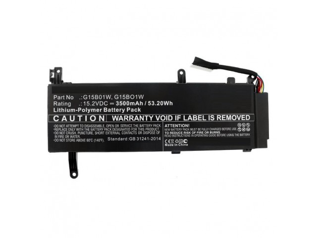 CoreParts MBXTAB-BA144 Battery 53.20Wh Li-Pol 15.2V  3500mAh Black for Xiaomi