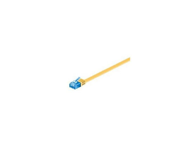 MicroConnect V-FTP6A03Y-FLAT U/UTP CAT6A 3M Yellow Flat  Unshielded Network Cable