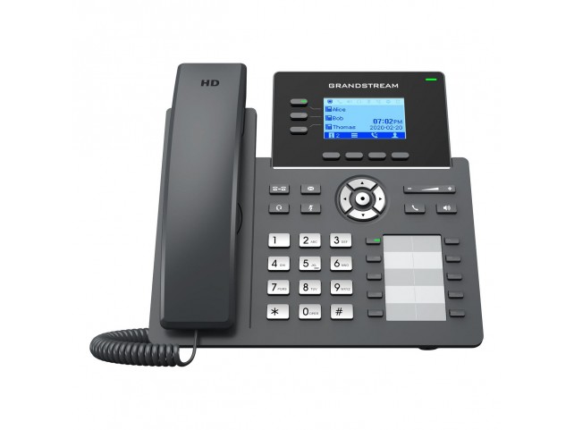 Grandstream GRP2604P Ip Phone Black 3 Lines Lcd  
