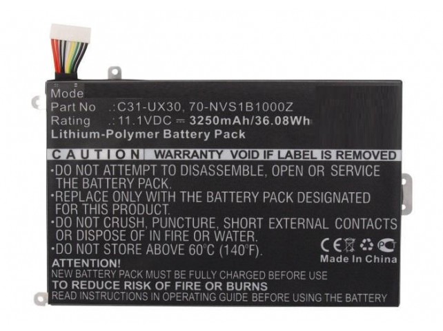 CoreParts MBXAS-BA0139 Laptop Battery for Asus 36Wh  Li-Pol 11.1V 3250mAh Black