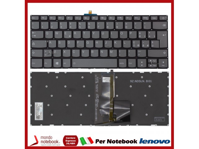 Tastiera Notebook Lenovo Ideapad 520S-14IKB 320S-15IK 320S-15AST Italiana Retroilluminata