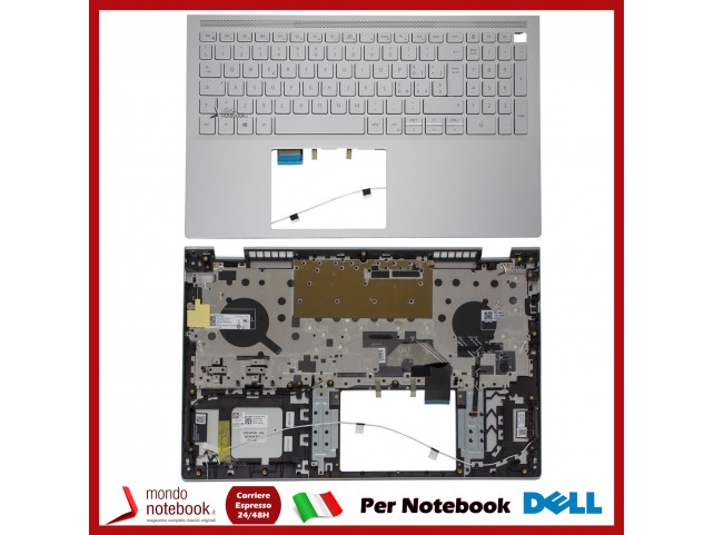 Tastiera con Top Case DELL Inspiron 15 7501 Italiana (Silver) Retroilluminata