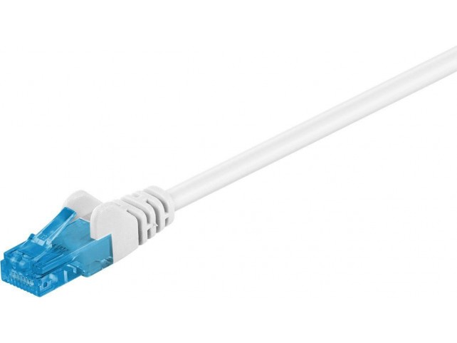 MicroConnect UTP6A01W U/UTP CAT6A 1m White LSZH  Unshielded Network Cable