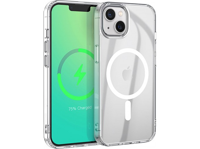 eSTUFF ES67141012 INFINITE (GRS) OSLO iPhone 15  Clear Magnetic Cover.