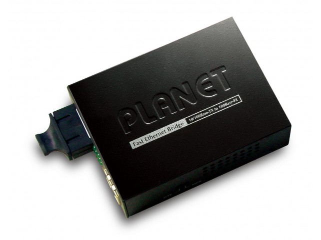Planet FT-802S15 10/100TX - 100Base-FX (SC)  Single Mode Bridge Fiber