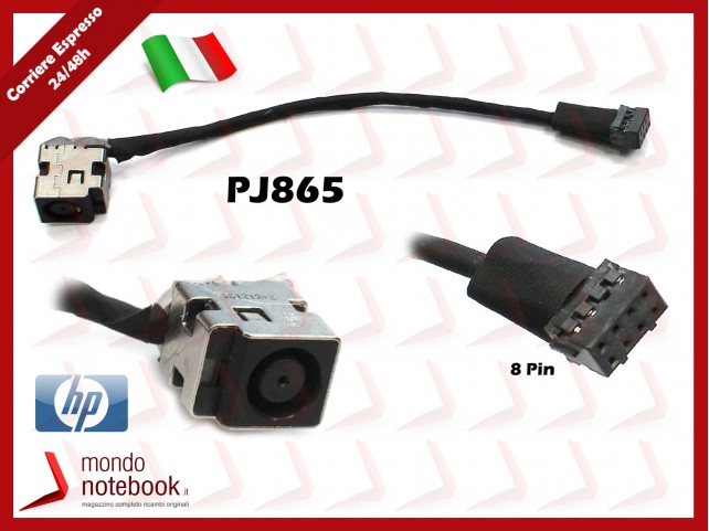 Connettore di Alimentazione DC Power Jack HP PJ865 Probook 450 455