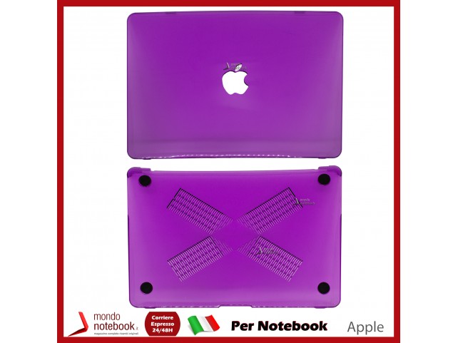 Crystal Full Cover Front + Back Case per Macbook Air 13.3” (VIOLA)