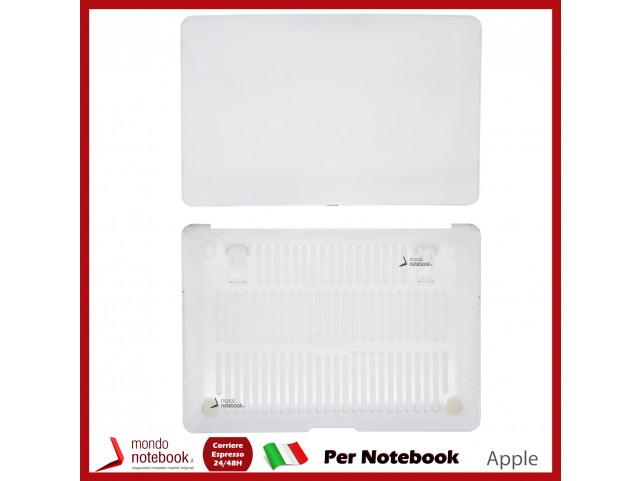 Crystal Full Cover Front + Back Case per Macbook Air 13.3” (TRASPARENTE)