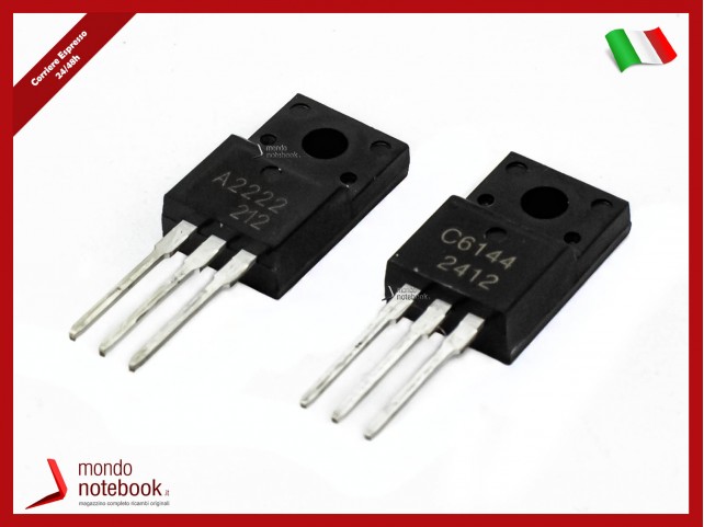 Lotto 2 Pezzi 2SA2222 + 2SC6144 – IC – A2222 C6144 Circuiti Integrati