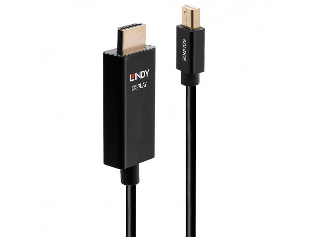 Lindy 40923 3M Mini Dp To Hdmi Adapter  Cable With Hdr