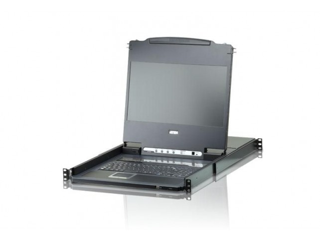 Aten CL6708MW-ATA-2XK07GG 17.3 Widescreen DVI  Full HD LCD Console 8 port