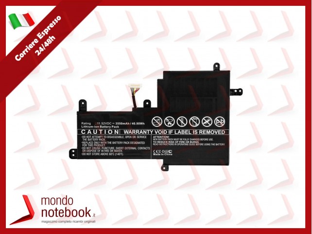 Batteria Compatibile Alta Qualità ASUS K530FF P1502FF S5300FF 41WH 11.52V 3.55Ah