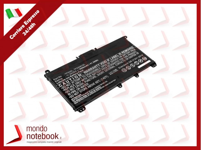 Batteria Compatibile Alta Qualità HP 15-CC 14-BK 14-BF - 11.55V 3600mAh 42Wh Li-ion