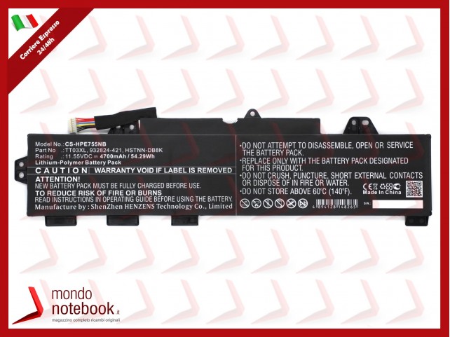 Batteria Compatibile Alta Qualità HP Elitebook 755 G5 850 G5 - 11.5V 4.7Ah