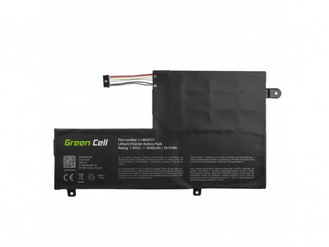 Batteria Compatibile Alta Qualità LENOVO Yoga 500 - 7,4V
4050mAh - L14M2P21 - LE156