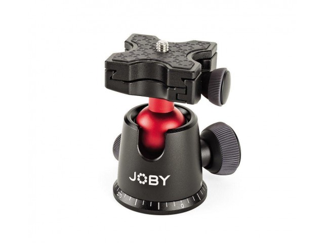 Joby JB01514-BWW Ballhead 5K Tripod Head  Black Red Acrylonitrile