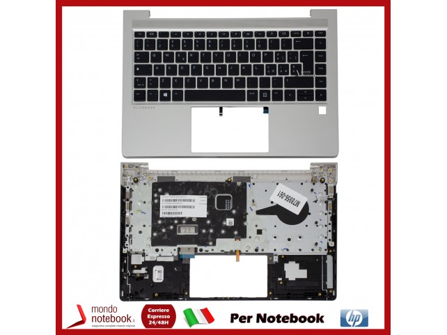 Tastiera con Top Case Originale HP 440 G8  Layout Italiano M78956-061