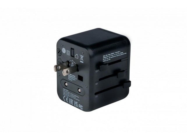 Verbatim 49543 Universal Travel Adapter  UTA-01 with 2xUSB Charger