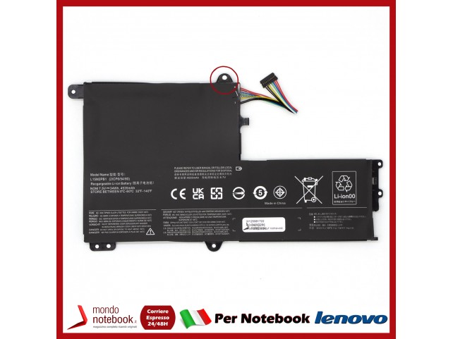 Batteria Compatibile Alta Qualità LENOVO Yoga 500 - 7,4V
4050mAh - L14L2P21 MBXLE-BA0233