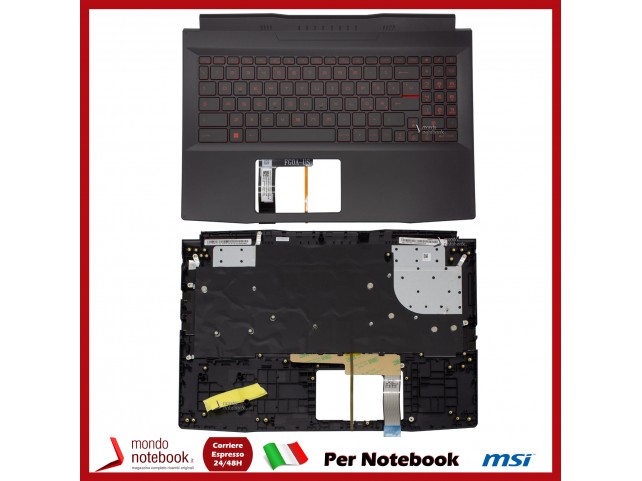Tastiera con Top Case Scocca Superiore MSI KATANA GF66 Italiana