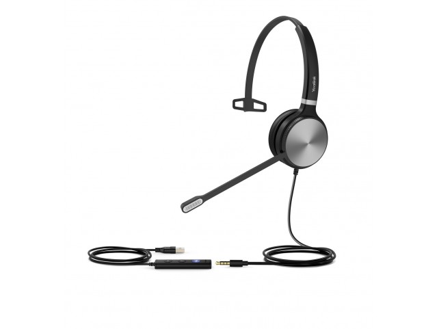 Yealink 1308010 Headset UH36 Mono 3 5mm USB  TEAMS