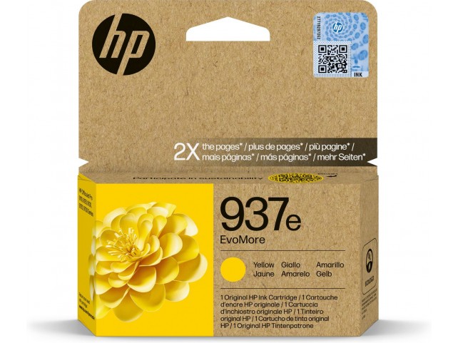 HP 4S6W8NE 937E Evomore Yellow Original  Ink Cartridge
