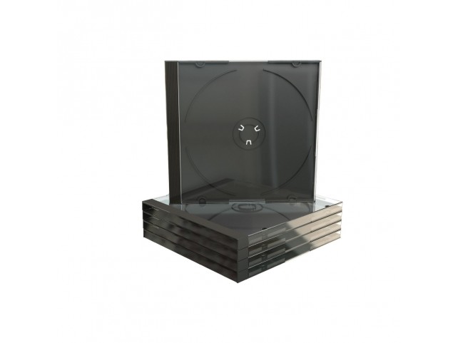 MediaRange BOX31 CD/DVD Storage Media Case  5pcs/box Black