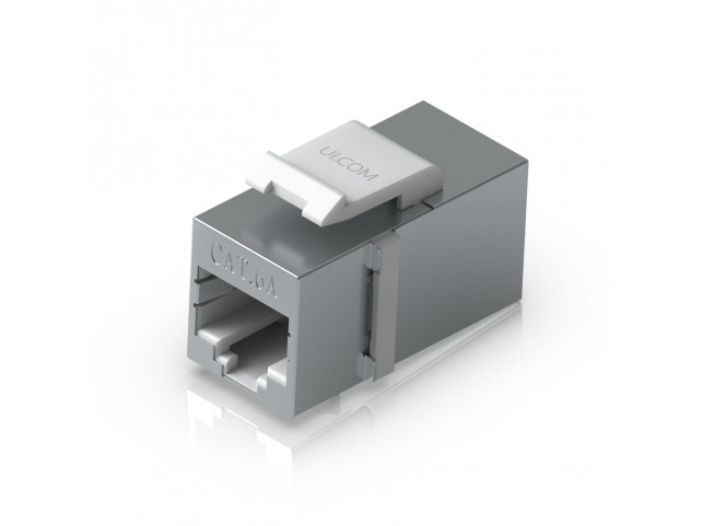 Ubiquiti UACC-KEYSTONE-COUPLER-C6A Pass-through Cat6A keystone  coupler (12-pack) for