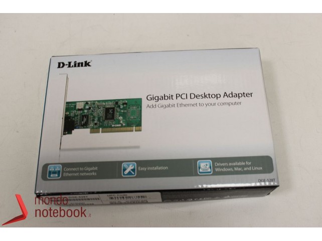 SCHEDA DI RETE D-LINK PCI Ethernet Gigabit DGE-528T