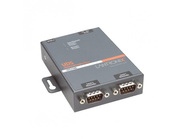 Lantronix UD2100002-01 UDS2100 DEVICE SERVER  2 x DB-9 (M) 1 x RJ45 921 KB