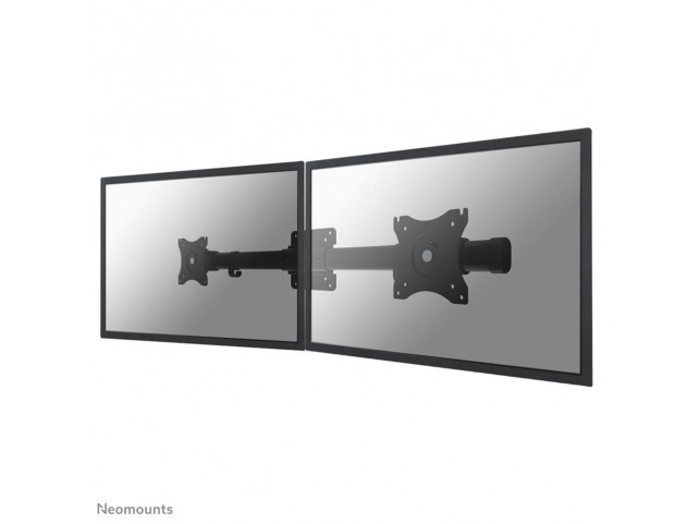Neomounts FPMA-CB100BLACK Single To Dual Monitor Mount  Adapter 10 - 27 Black