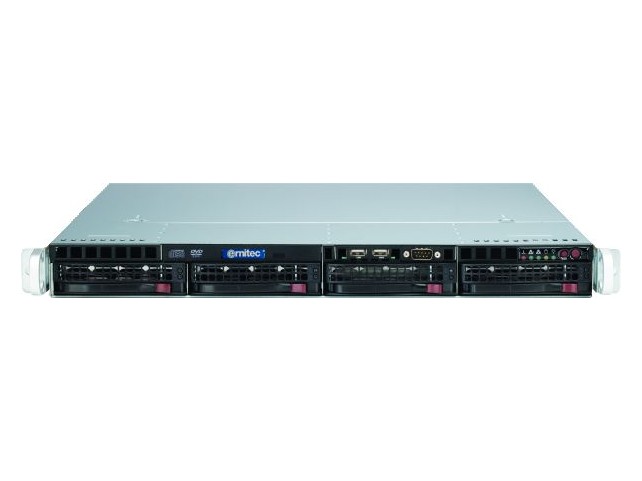 Ernitec SERVER-BX-I7-16-R4 1U 4 Bay Server - i7-12700  16GB 500GB 1x500W Win11
