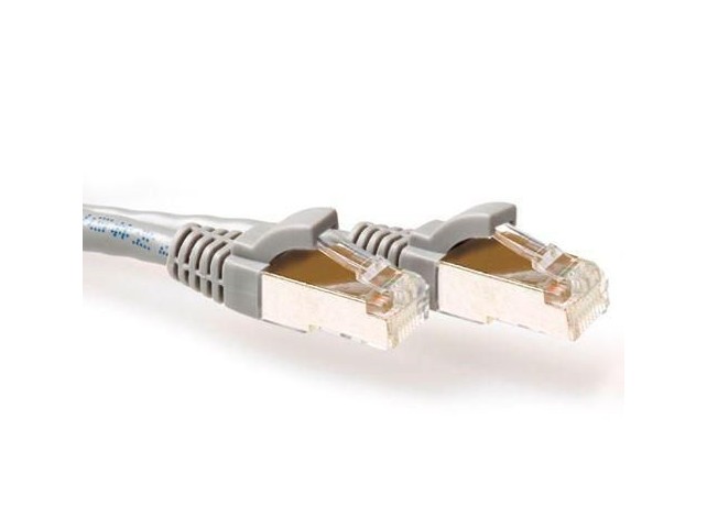MicroConnect SFTP6A015BOOTED S/FTP CAT6A 1 5M Grey LSZH  PIMF( Pairs in metal foil)