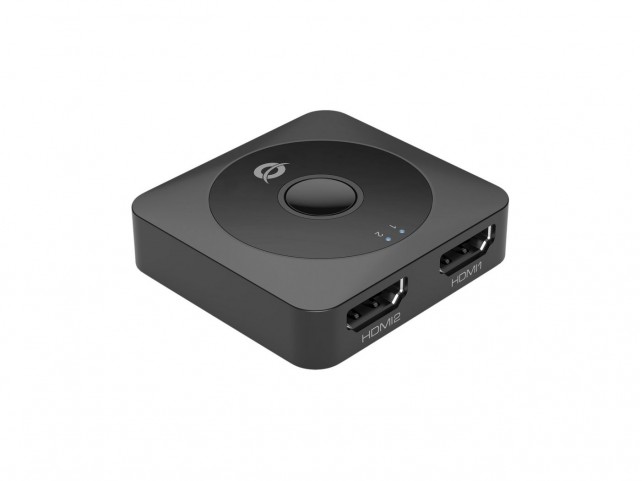 Conceptronic SELENE01B 2-Port Bi-Directional Hdmi  2.0 Switch 4K60Hz
