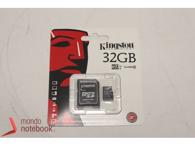 Micro SD Kingston 32 GB con adattatore CLASSE 10