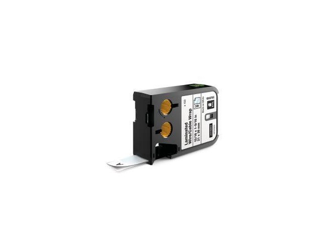 DYMO 1868705 XTL (21 mm x 39 mm) B/Wh 150P  Laminated Wire/Cable Wrap