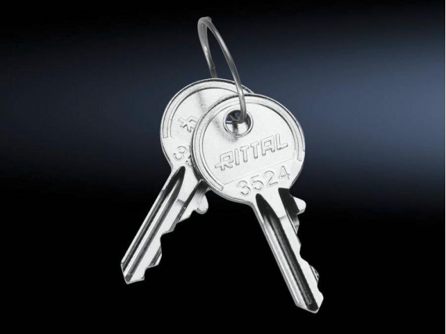 Rittal 2532000 SZ Series Key with 3524 E  barrel For Use With Security