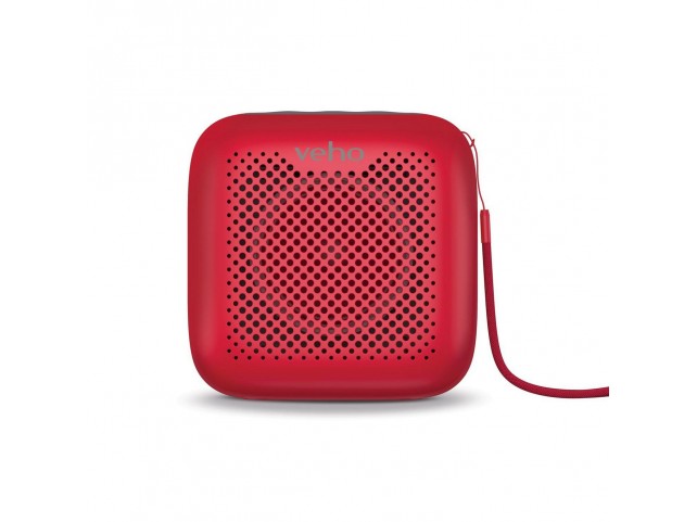 Veho VSS-443-MZ4-RD MZ-4 Portable Bluetooth  Wireless Speaker