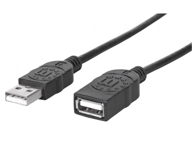 Manhattan 308519 Usb-A To Usb-A Extension  Cable 1M Male To Female