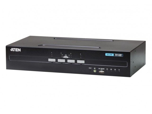 Aten CS1144D-AT-G 4-port USB DVI  Dual Display Secure KVM Switch