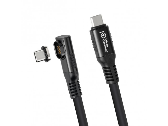 MicroConnect MC-LS-USB4CC0.5-A Premium Angled USB4 liquid  silicone magnetic cable