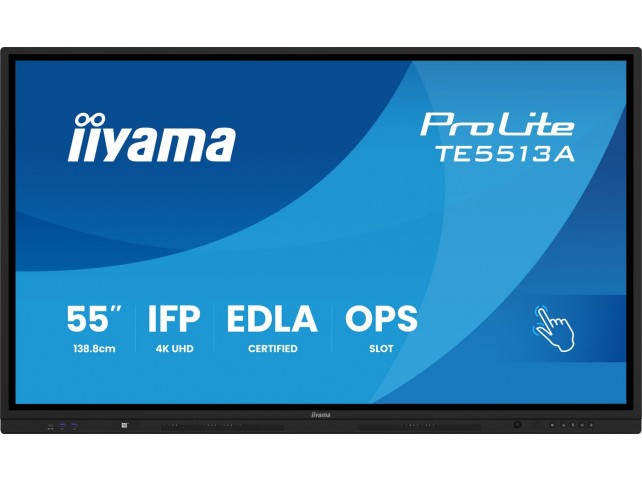 iiyama TE5513A-B1AG 55 IFP 3840x2160 IR 40TP  AG glass Wifi