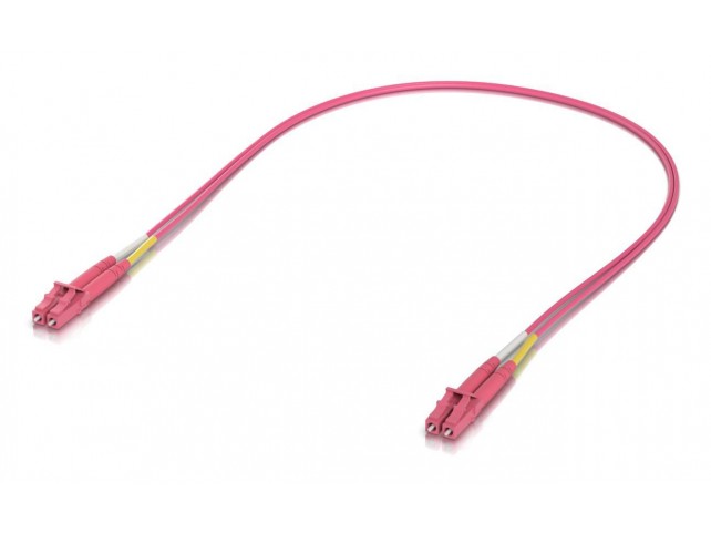 Ubiquiti UACC-OFC-M2-LULU-0.5M-50 Indoor OM4 multi-mode fiber  patch cable with duplex LC