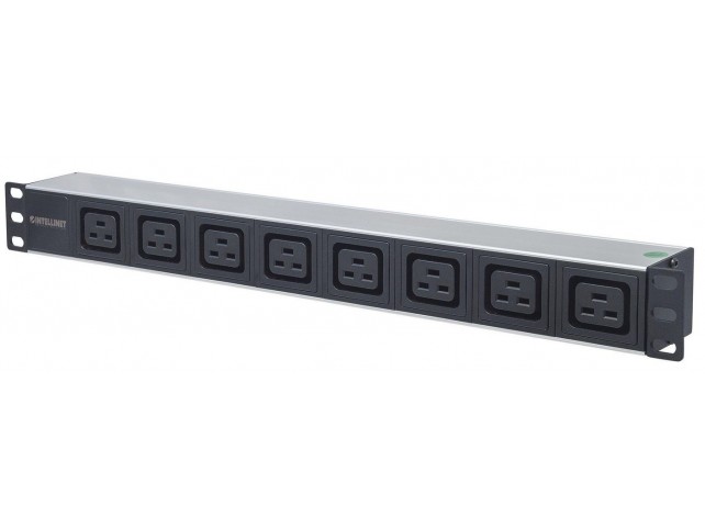 Intellinet 163613 19 1U Rackmount 8-Output C19  Power Distribution Unit (PDU)