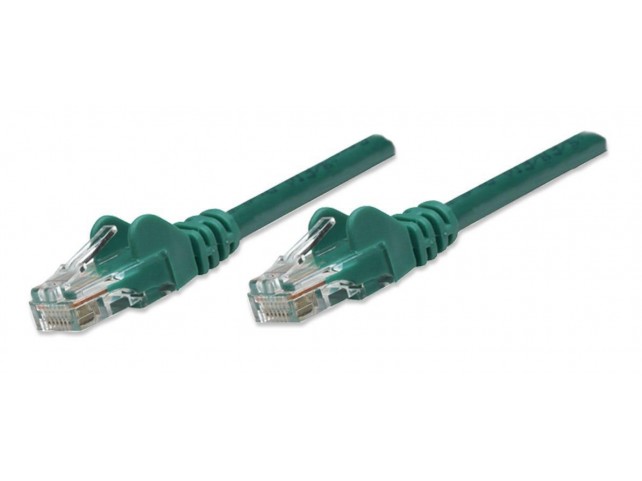 Intellinet 318167 Network Cable Cat5e UTP  Green RJ-45 Male / RJ-45